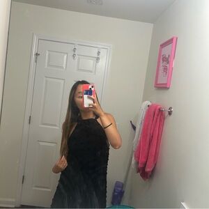 SHEIN Black Sleeveless Dress